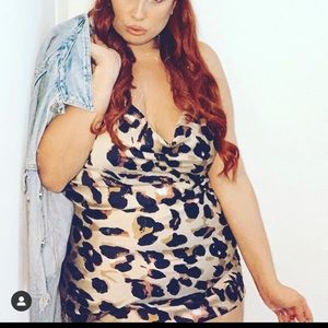 Animal print dress